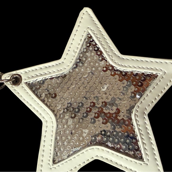 Steve Madden Moto Two-Tone Black and Cream Shoulder Bag - Picture 6 of 11